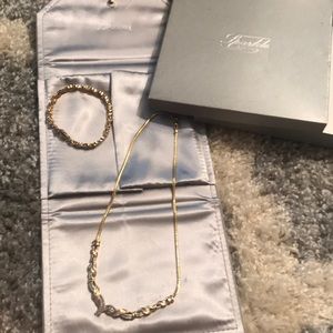 Jewelry set necklace and bracelet